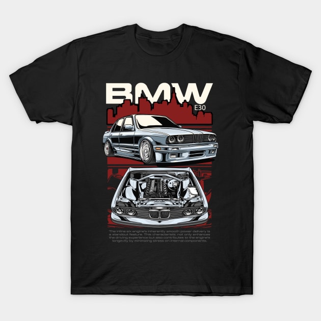 E30 Legacy T-Shirt by Harrisaputra